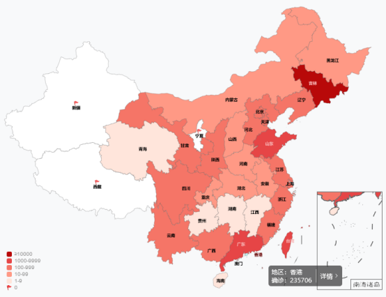 山东疫情最新分布图，自然美景与疫情探索之旅