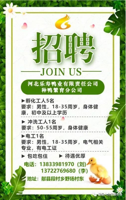 盛源最新招聘启事发布