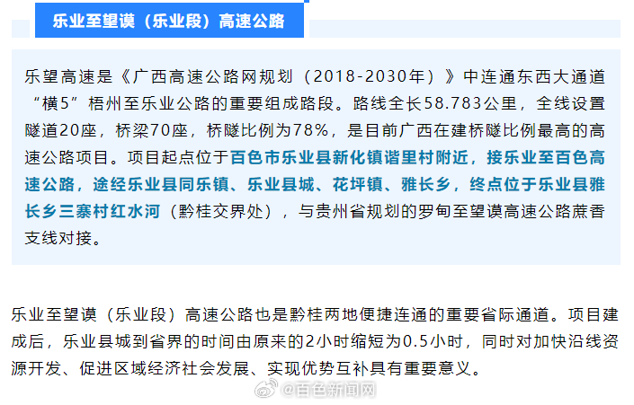 乐业高速公路最新动态🌟
